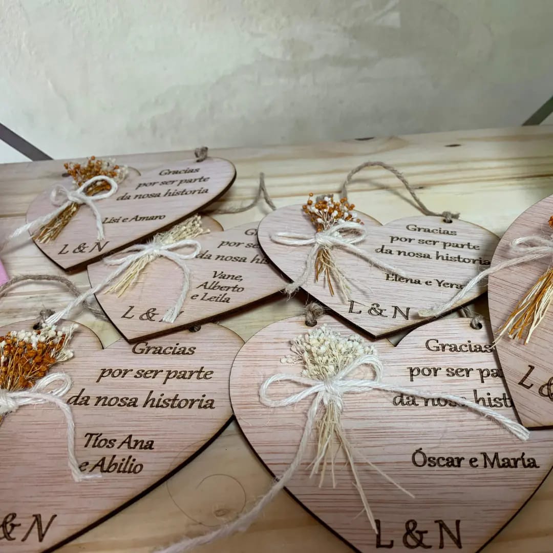 Corazón madera