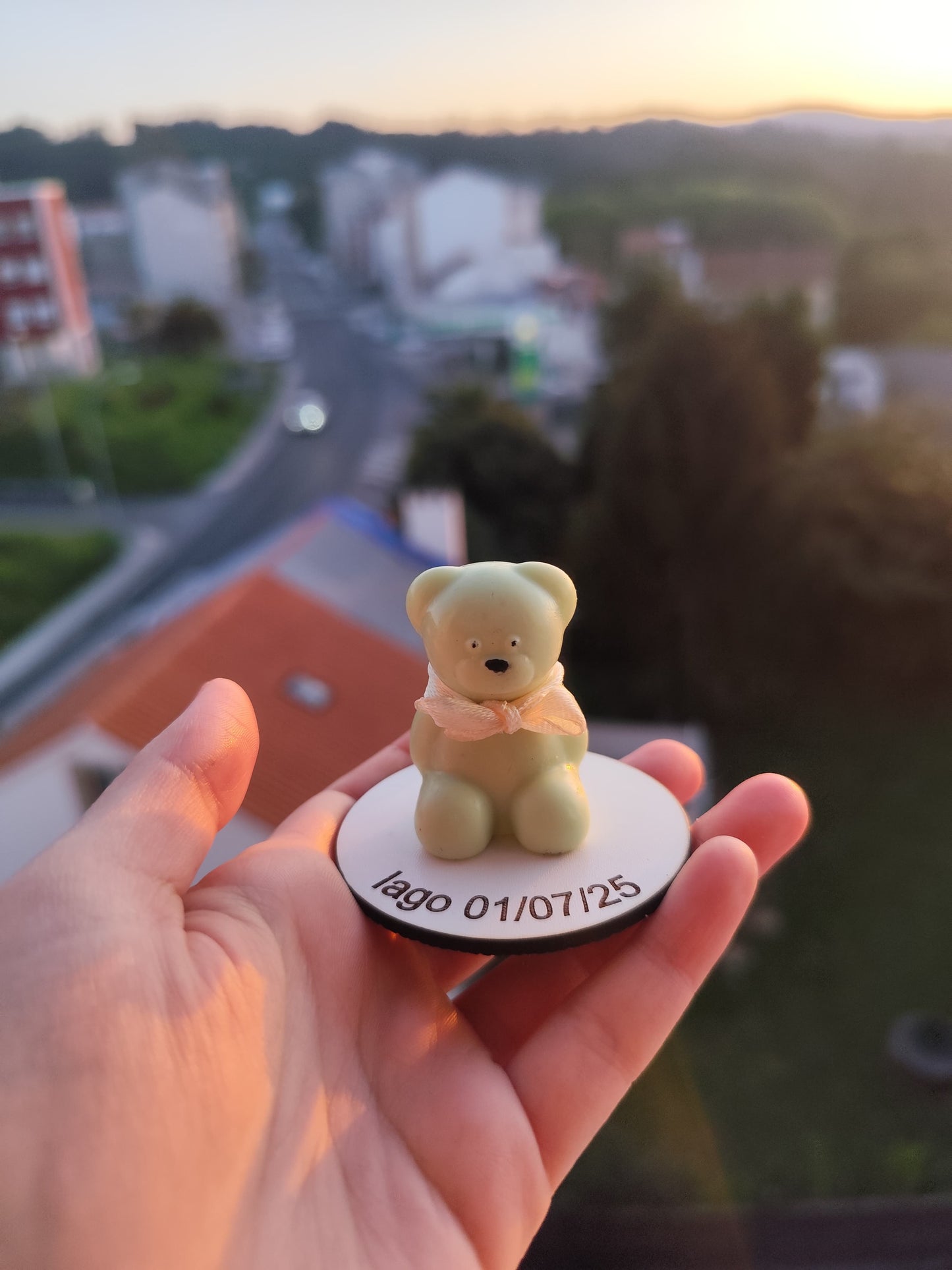 Jabón de oso personalizado