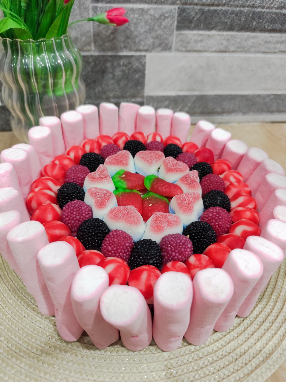 Tarta de chucherías