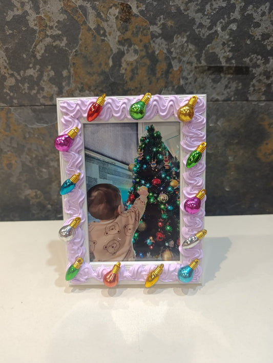 Marco de fotos -  Luces Navidad