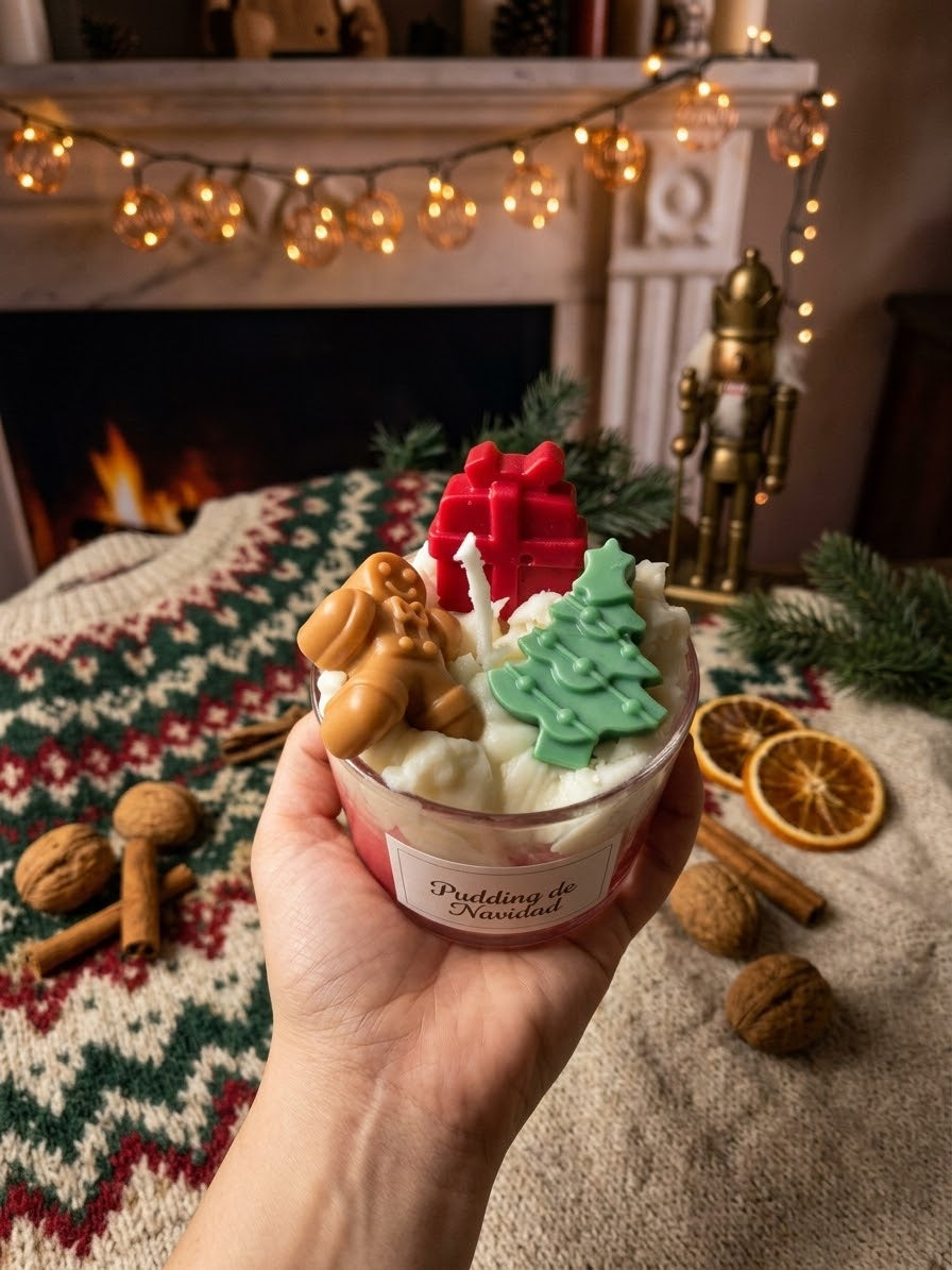 Vela de Navidad - Pudding de Navidad