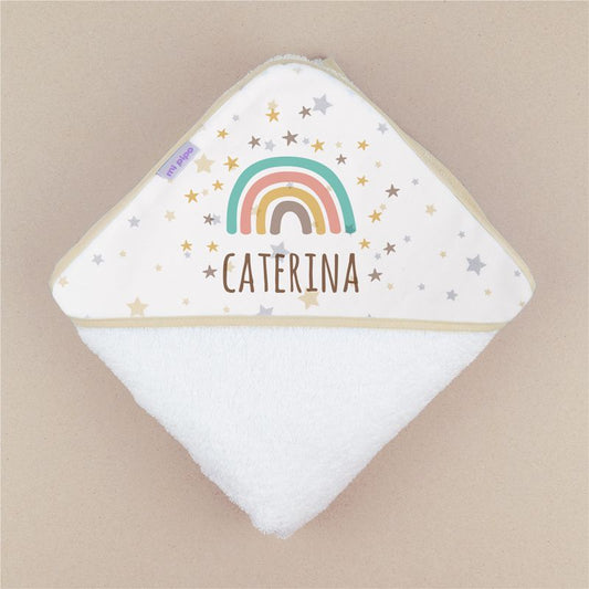 Capa de baño arcoiris