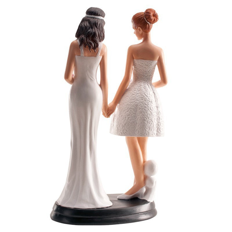 Figura tarta novias