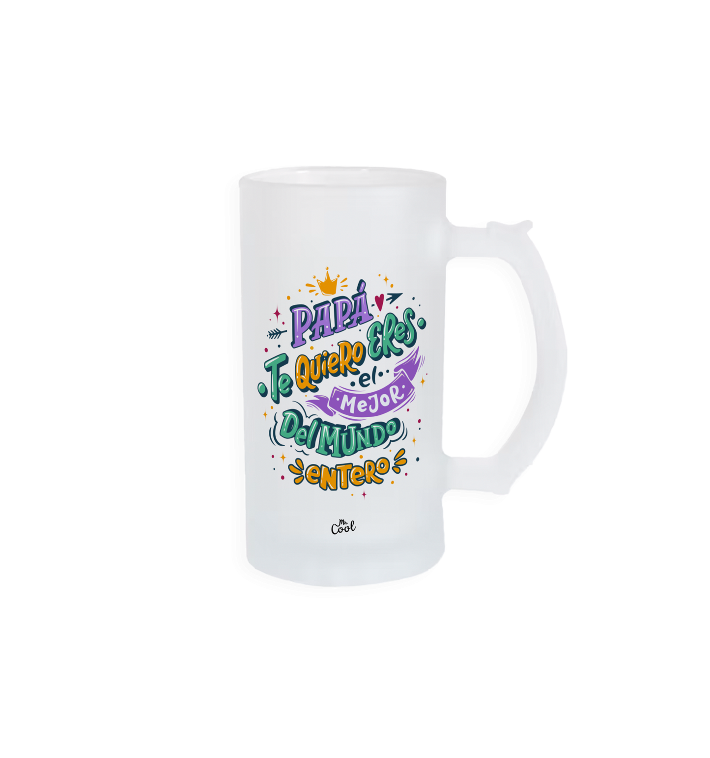 Jarra de cerveza – Papá te quiero eres el mejor del mundo entero