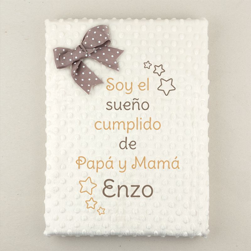 Manta con tu propia frase