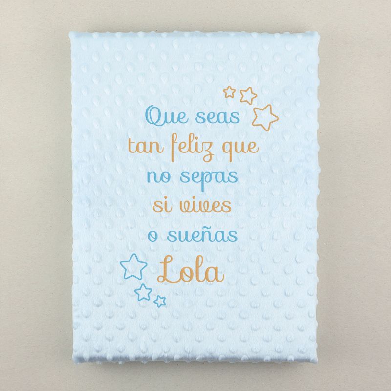 Manta con tu propia frase
