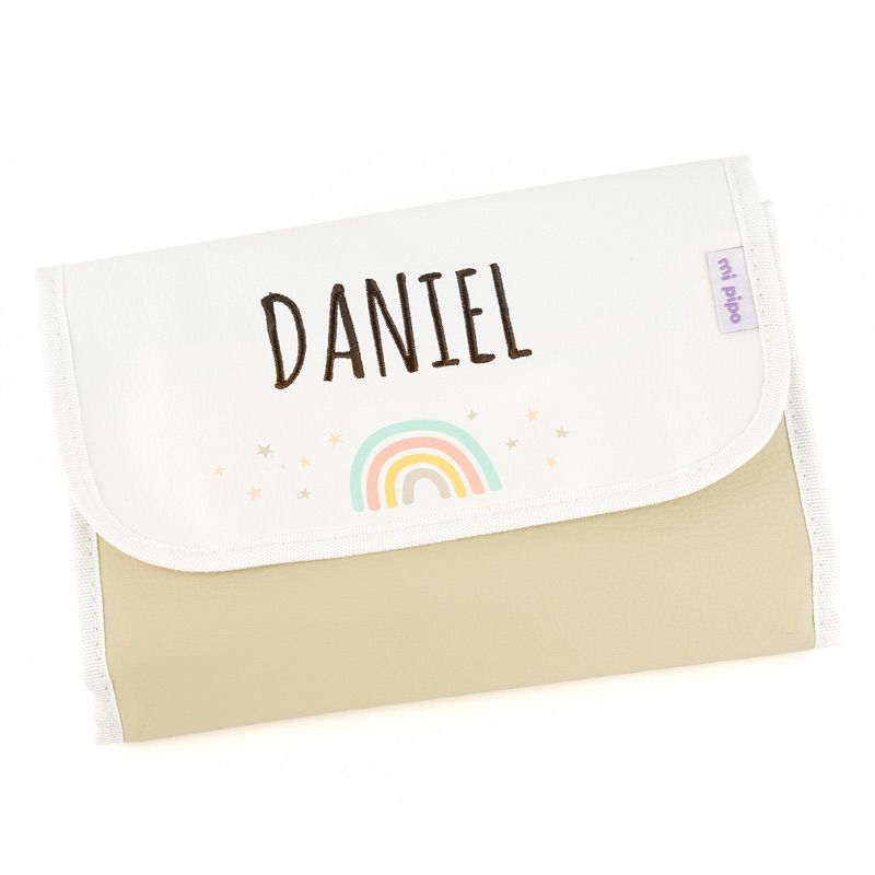 Portapañales y toallitas Arcoíris Soft Personalizado