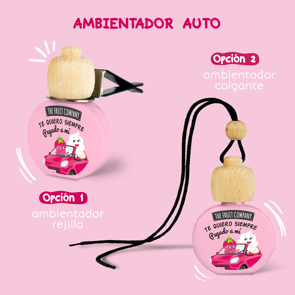 Ambientador Coche Fresa Nata
