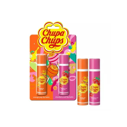 Bálsamos labial naranja y fresa