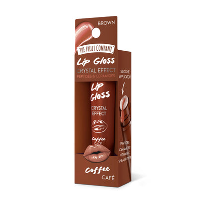 Lip Gloss Crystal Effect - Café