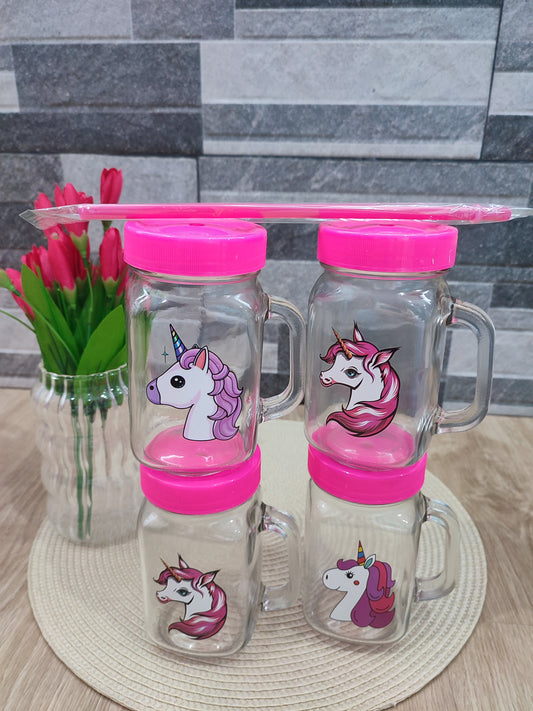 Jarra unicornio personalizada