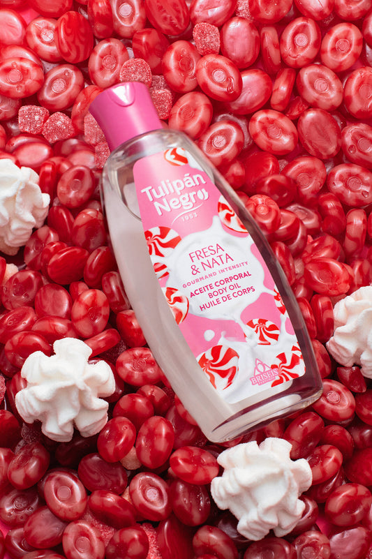 Aceite corporal - Fresa y nata