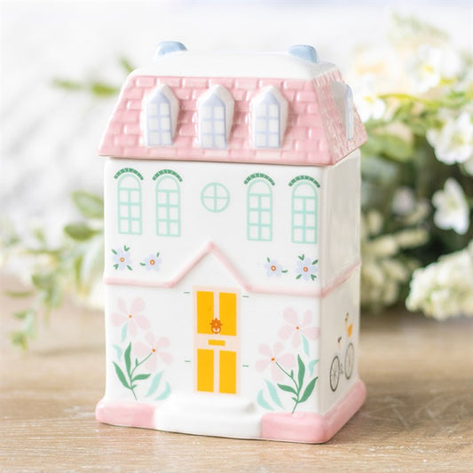 Quemador casa pastel