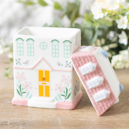 Quemador casa pastel