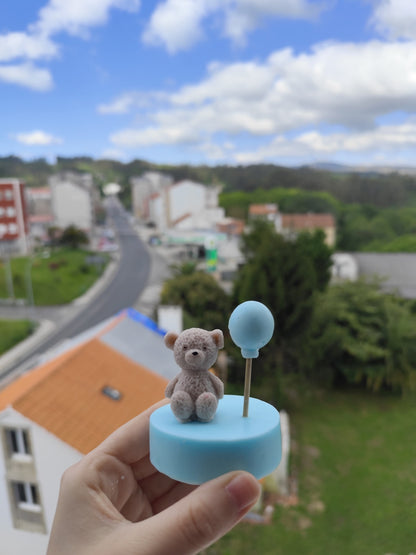 Jabón oso y globo