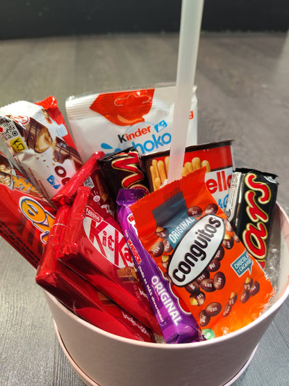 Caja de chuches con globo