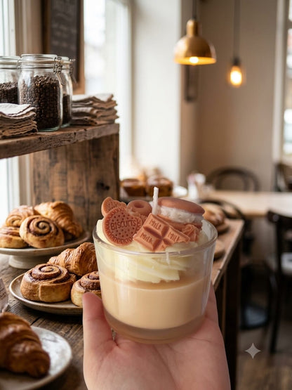 Vela de postre - Croissant