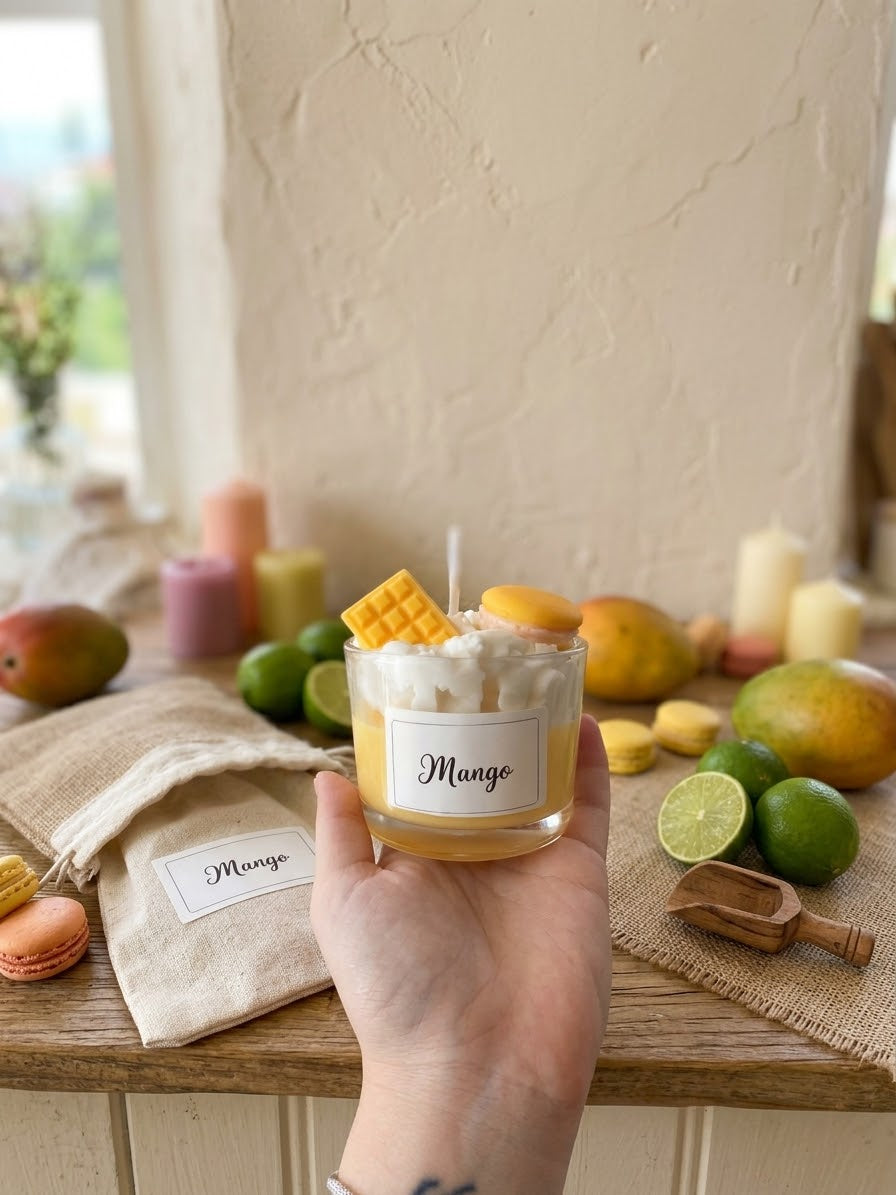 Vela de postre - Mango