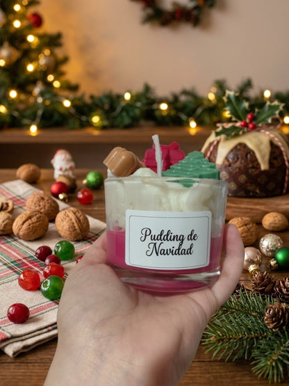 Vela de Navidad - Pudding de Navidad