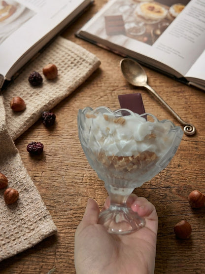 Vela copa de helado - Chocolate con almendras