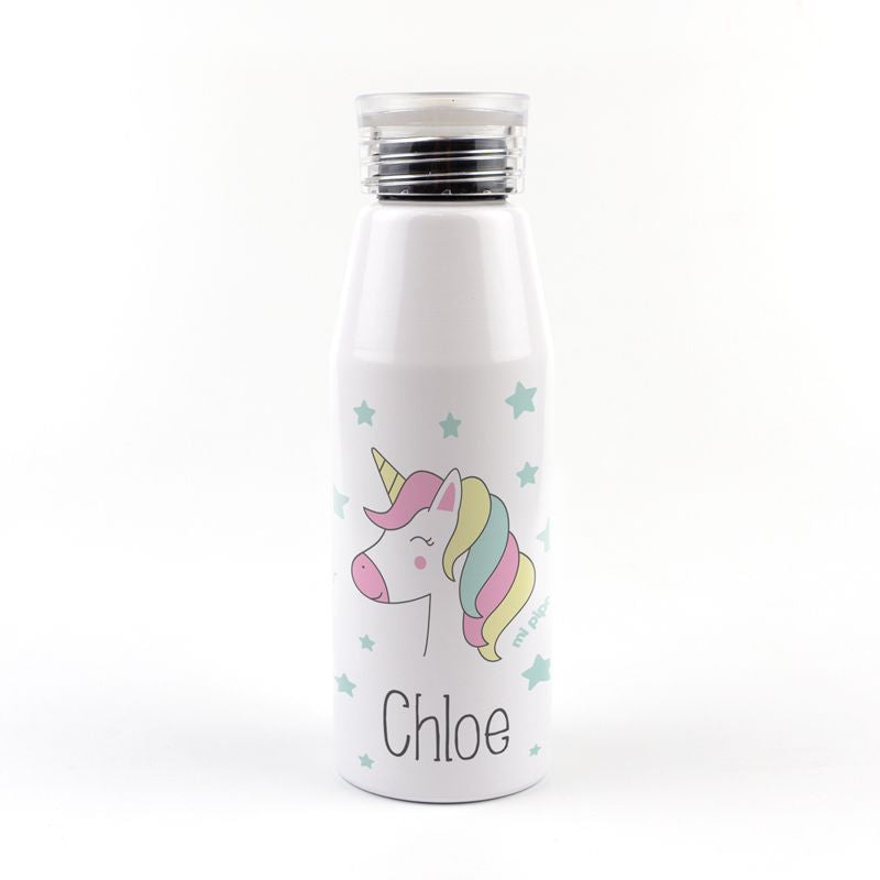 Botella Aluminio Unicornio 500ml