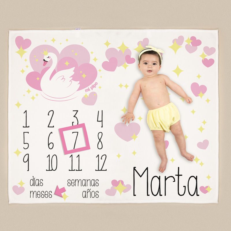 Manta Cumplemes Cisne