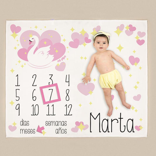 Manta Cumplemes Cisne
