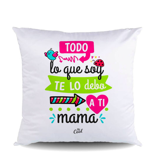 Cojín - Todo lo que soy te lo debo a ti