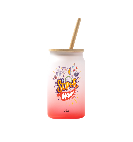 Vaso de cristal  – Super mamá